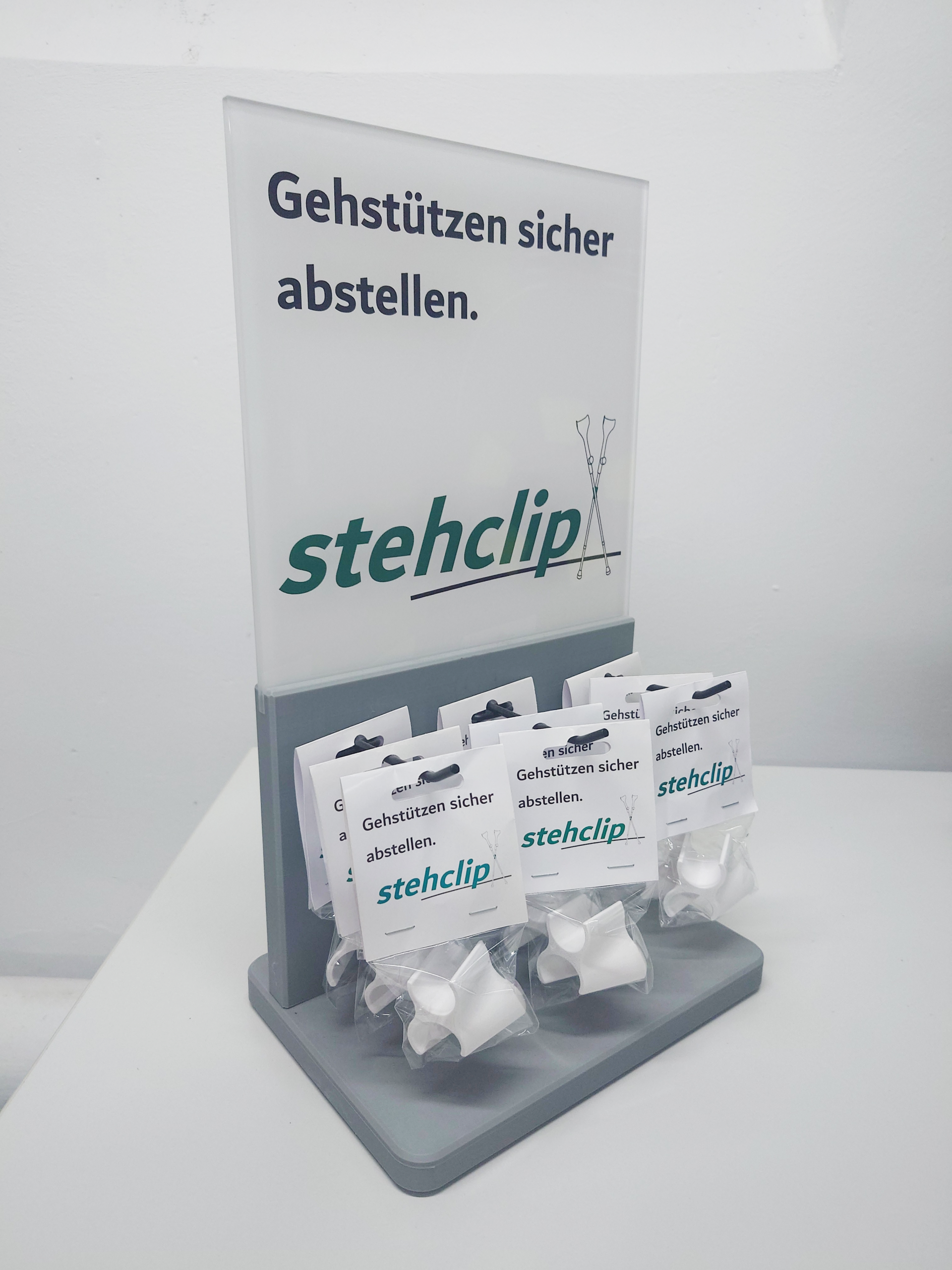 Bestücktes Display 3D-gedruckt anpassbar für jeden Einsatzzweck